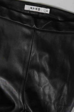 Damen Lederhose NA-KD, Größe XS, Farbe Schwarz, Preis € 20,18