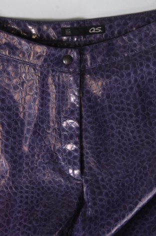 Pantaloni de piele pentru damă Q/S by S.Oliver, Mărime XS, Culoare Mov, Preț 46,51 Lei