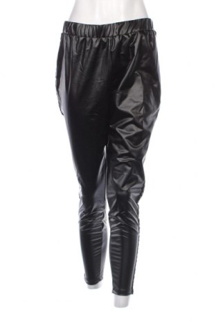 Γυναικείο παντελόνι δερμάτινο SHEIN, Μέγεθος XL, Χρώμα Μαύρο, Τιμή 13,61 €