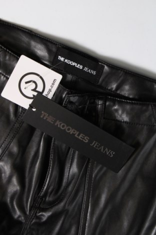 Дамски кожен панталон The Kooples, Размер S, Цвят Черен, Цена 145,26 лв.