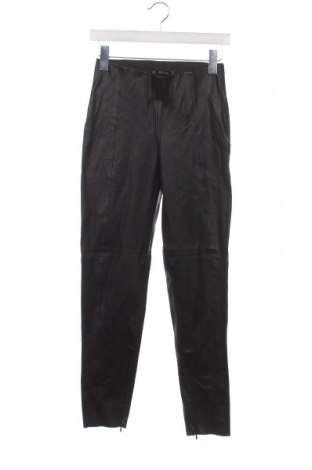 Pantaloni de piele pentru damă Zara, Mărime S, Culoare Negru, Preț 65,79 Lei