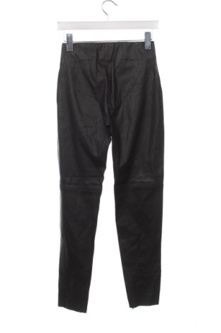 Pantaloni de piele pentru damă Zara, Mărime S, Culoare Negru, Preț 28,29 Lei