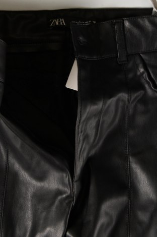 Dámské kožené kalhoty  Zara, Velikost M, Barva Černá, Cena  319,00 Kč