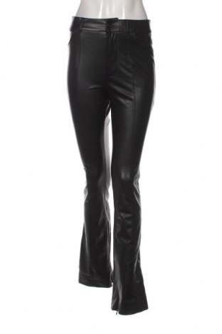 Pantaloni de piele pentru damă Zara, Mărime M, Culoare Negru, Preț 25,00 Lei