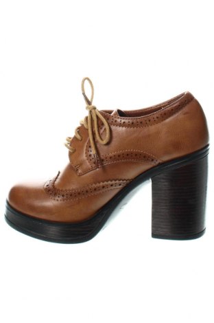 Γυναικεία παπούτσια Ideal Shoes, Μέγεθος 38, Χρώμα Καφέ, Τιμή 31,23 €
