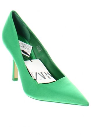 Γυναικεία παπούτσια Zara, Μέγεθος 37, Χρώμα Πράσινο, Τιμή 27,84 €