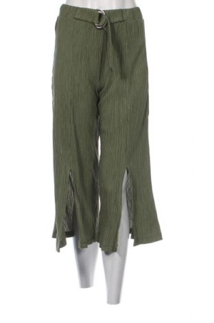 Pantaloni de femei Bershka, Mărime XS, Culoare Verde, Preț 33,30 Lei