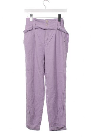 Pantaloni de femei Bershka, Mărime XS, Culoare Mov, Preț 42,17 Lei