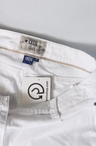 Γυναικείο παντελόνι Cecil, Μέγεθος M, Χρώμα Λευκό, Τιμή 9,69 €