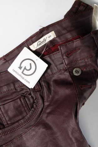 Pantaloni de femei Jewelly, Mărime M, Culoare Roșu, Preț 27,66 Lei