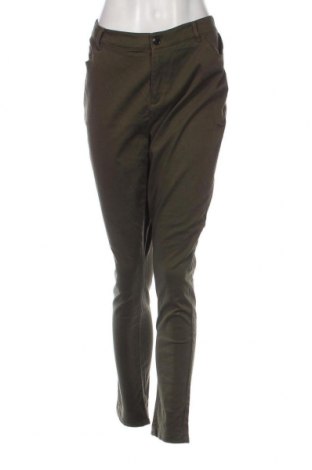 Дамски панталон LCW, Размер XL, Цвят Зелен, Цена 14,03 лв.