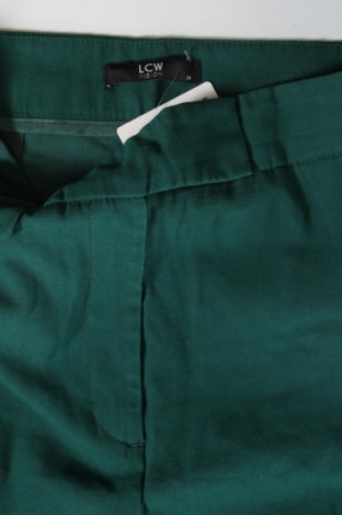 Дамски панталон LCW, Размер XS, Цвят Зелен, Цена 13,05 лв.