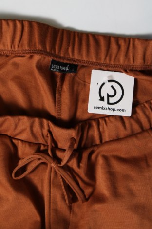Дамски панталон Laura Torelli, Размер L, Цвят Кафяв, Цена 8,12 лв.