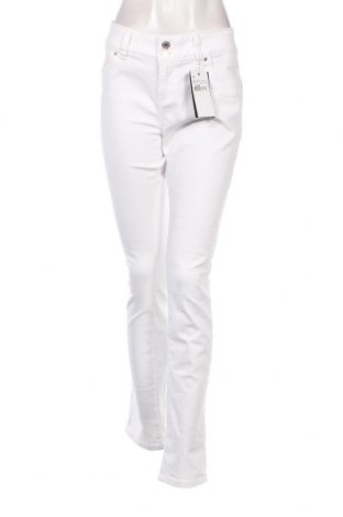 Дамски панталон Ltb, Размер XL, Цвят Бял, Цена 29,58 лв.