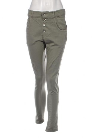 Дамски панталон Made In Italy, Размер S, Цвят Зелен, Цена 16,62 лв.