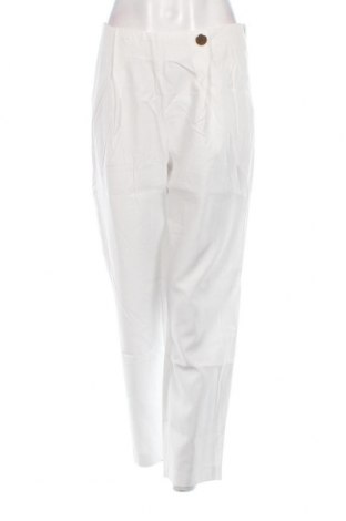 Дамски панталон Mango, Размер M, Цвят Бял, Цена 21,08 лв.