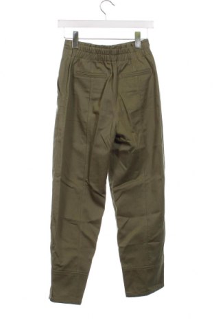 Дамски панталон Massimo Dutti, Размер XS, Цвят Зелен, Цена 51,10 лв.