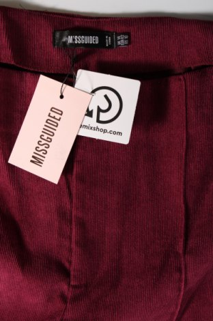 Dámske nohavice Missguided, Veľkosť L, Farba Červená, Cena  8,54 €