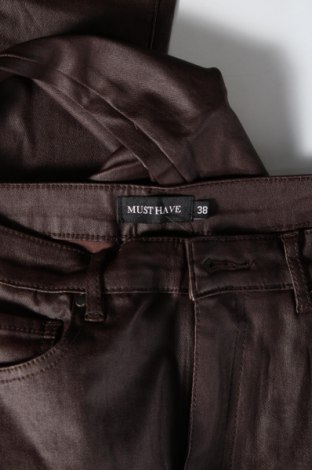 Дамски панталон Must Have, Размер M, Цвят Кафяв, Цена 10,73 лв.