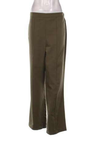 Дамски панталон Pieces, Размер L, Цвят Зелен, Цена 19,99 лв.