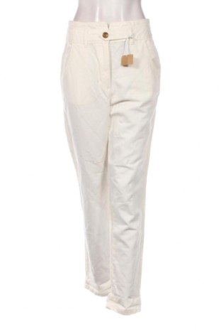 Дамски панталон Promod, Размер S, Цвят Бял, Цена 26,10 лв.