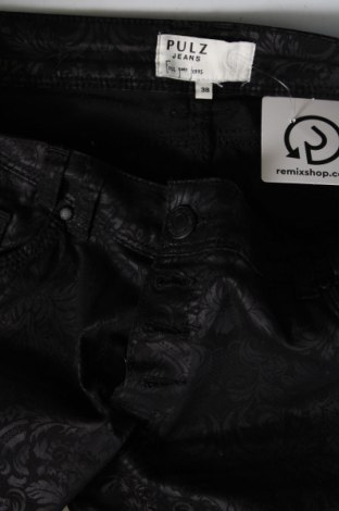 Γυναικείο παντελόνι Pulz Jeans, Μέγεθος M, Χρώμα Μαύρο, Τιμή 3,71 €