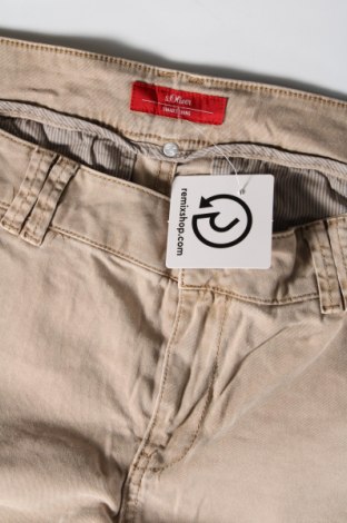 Дамски панталон S.Oliver, Размер L, Цвят Бежов, Цена 8,99 лв.