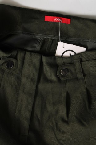 Дамски панталон S.Oliver, Размер M, Цвят Зелен, Цена 29,00 лв.