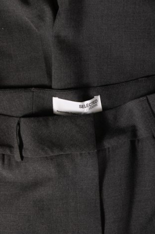 Дамски панталон Selected Femme, Размер M, Цвят Сив, Цена 55,59 лв.