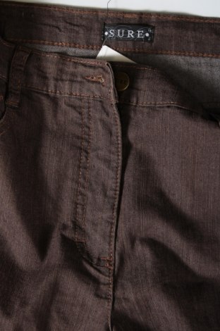 Pantaloni de femei Sure, Mărime M, Culoare Maro, Preț 26,71 Lei