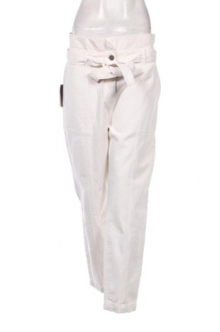 Pantaloni de femei TWINSET, Mărime L, Culoare Ecru, Preț 264,47 Lei
