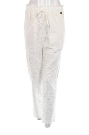 Дамски панталон TWINSET, Размер M, Цвят Бял, Цена 107,20 лв.