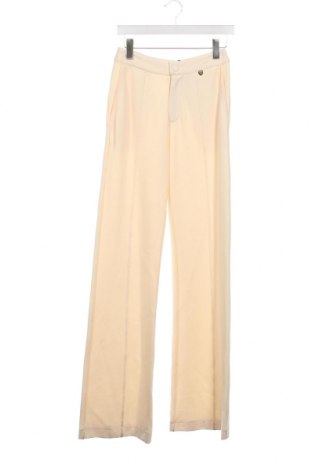 Γυναικείο παντελόνι TWINSET, Μέγεθος XS, Χρώμα Εκρού, Τιμή 138,14 €