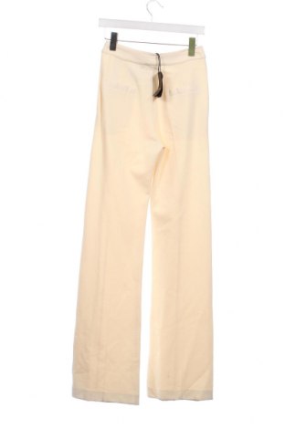 Γυναικείο παντελόνι TWINSET, Μέγεθος XS, Χρώμα Εκρού, Τιμή 138,14 €