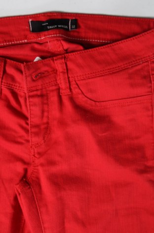 Γυναικείο παντελόνι Tally Weijl, Μέγεθος XXS, Χρώμα Κόκκινο, Τιμή 14,83 €