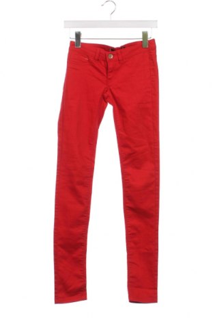 Дамски панталон Tally Weijl, Размер XXS, Цвят Червен, Цена 13,92 лв.