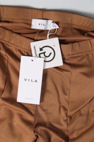 Дамски панталон VILA, Размер XS, Цвят Кафяв, Цена 5,40 лв.