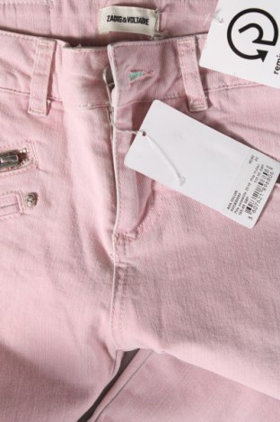 Дамски панталон Zadig & Voltaire, Размер XS, Цвят Розов, Цена 110,29 лв.