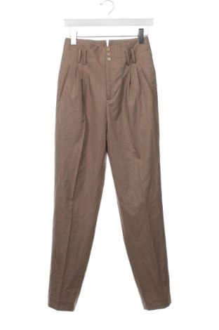 Дамски панталон Zara, Размер S, Цвят Кафяв, Цена 12,01 лв.