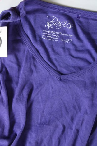 Γυναικείο αμάνικο μπλουζάκι Blind Date, Μέγεθος M, Χρώμα Βιολετί, Τιμή 8,04 €