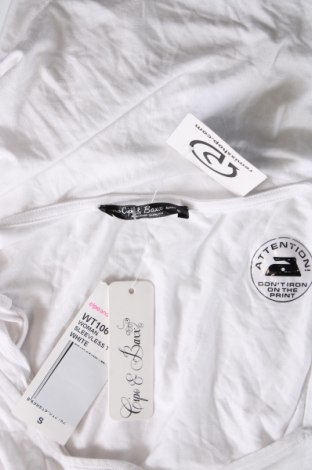Γυναικείο αμάνικο μπλουζάκι Cipo & Baxx, Μέγεθος S, Χρώμα Λευκό, Τιμή 3,71 €
