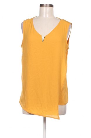 Γυναικείο αμάνικο μπλουζάκι Comma,, Μέγεθος L, Χρώμα Κίτρινο, Τιμή 6,68 €