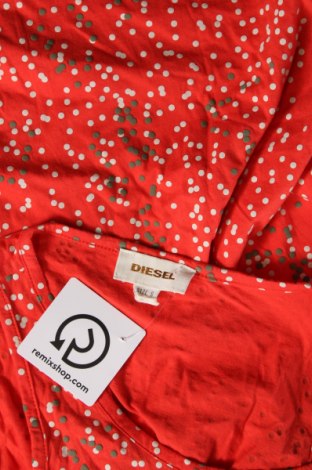 Damska koszulka na ramiączkach Diesel, Rozmiar S, Kolor Czerwony, Cena 94,04 zł