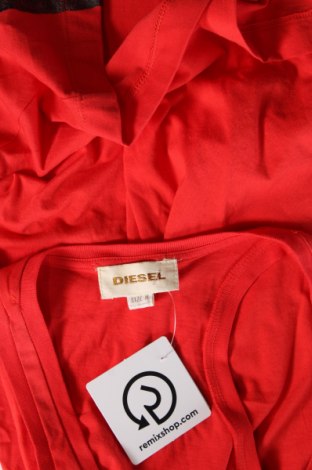 Damska koszulka na ramiączkach Diesel, Rozmiar M, Kolor Czerwony, Cena 94,04 zł