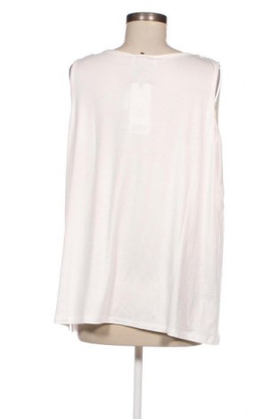 Γυναικείο αμάνικο μπλουζάκι Fiorella Rubino, Μέγεθος 3XL, Χρώμα Λευκό, Τιμή 29,90 €