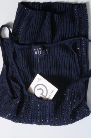 Γυναικείο αμάνικο μπλουζάκι Gap, Μέγεθος XS, Χρώμα Μπλέ, Τιμή 3,71 €