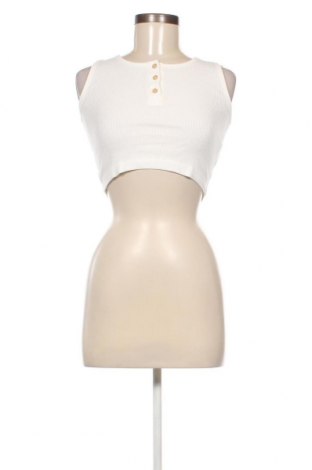 Γυναικείο αμάνικο μπλουζάκι Gocco, Μέγεθος S, Χρώμα Λευκό, Τιμή 4,04 €