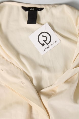 Damska koszulka na ramiączkach H&M, Rozmiar XS, Kolor ecru, Cena 28,53 zł