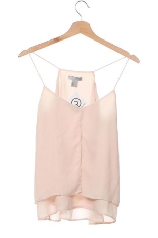 Γυναικείο αμάνικο μπλουζάκι H&M, Μέγεθος XS, Χρώμα  Μπέζ, Τιμή 3,39 €