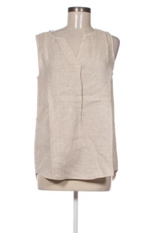 Γυναικείο αμάνικο μπλουζάκι Le Jardin du Lin, Μέγεθος L, Χρώμα  Μπέζ, Τιμή 14,95 €